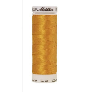 Mettler embroidery thread spool in Gold (0704) - 40wt 200m