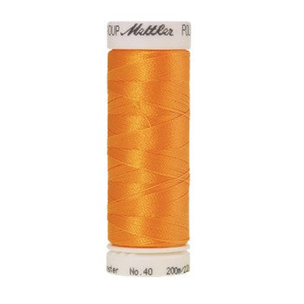 Mettler embroidery thread spool in Golden Rod (0800) - 40wt 200m