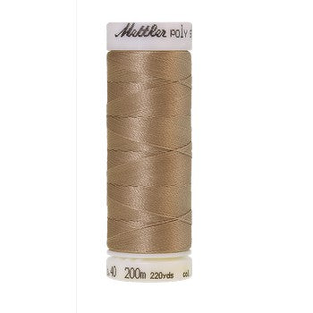 Mettler embroidery thread spool in Gravel (0874) - 40wt 200m