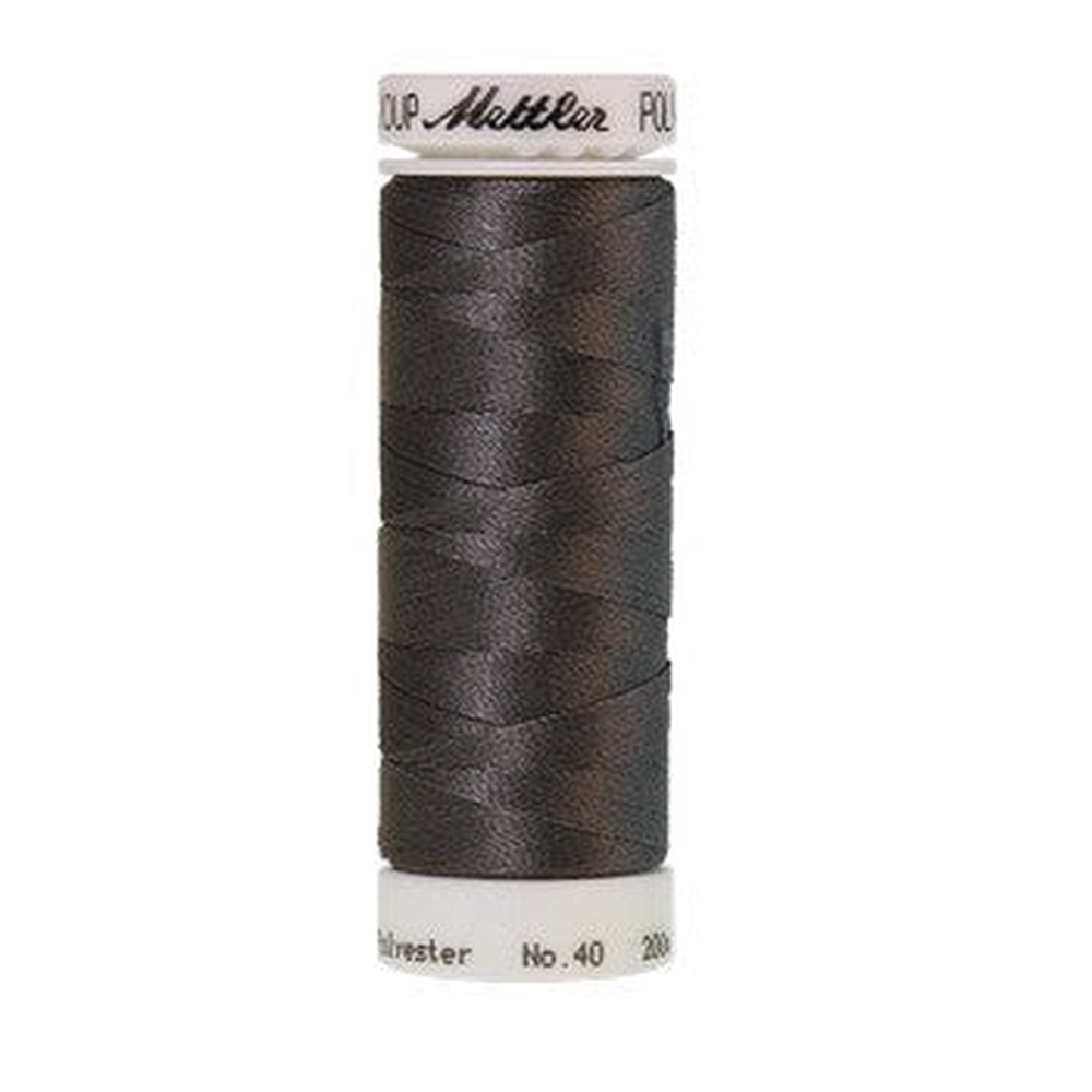 Mettler embroidery thread spool in Heavy Storm (0138) - 40wt 200m