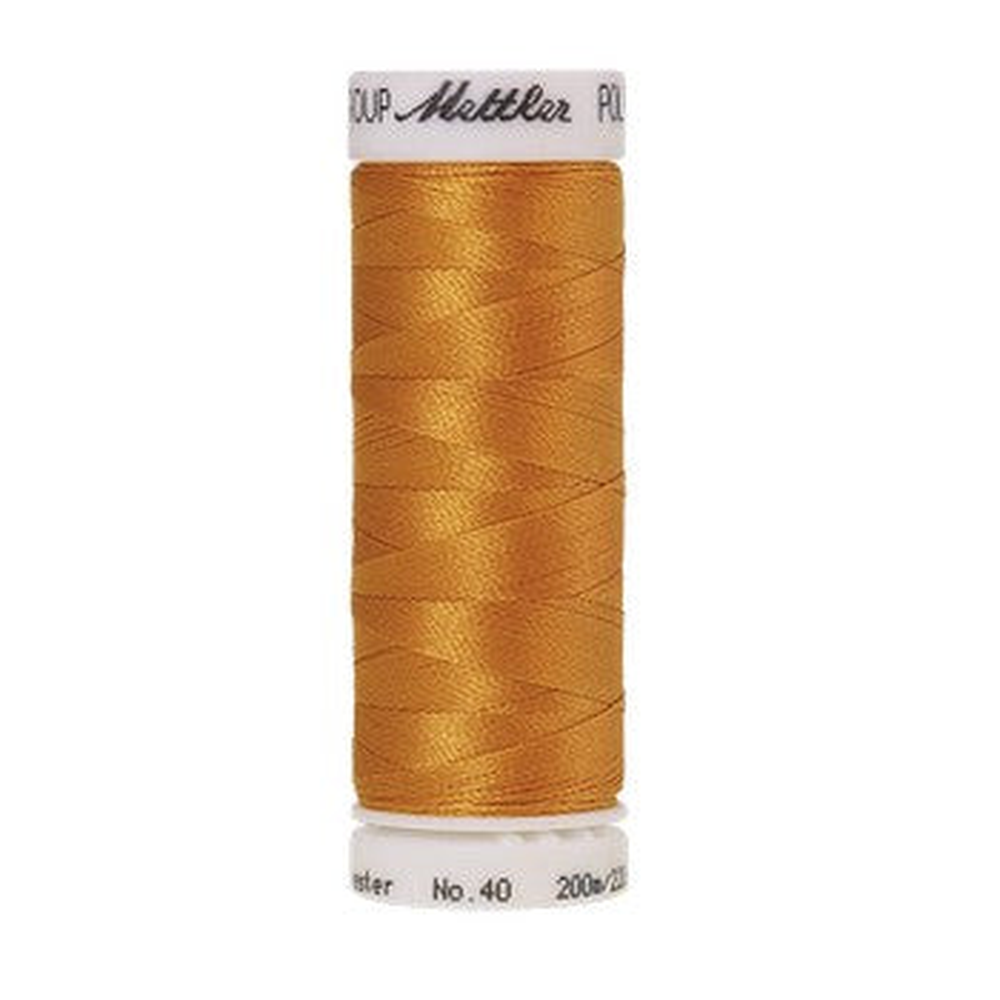 Mettler embroidery thread spool in Honey Gold (0821) - 40wt 200m