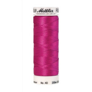 Mettler embroidery thread spool in Hot Pink (2508) - 40wt 200m