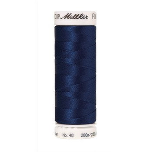 Mettler embroidery thread spool in Imperial Blue (3622) - 40wt 200m