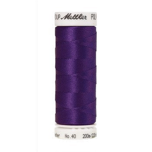 Mettler embroidery thread spool in Iris Blue (2905) - 40wt 200m