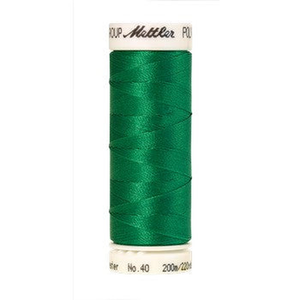 Mettler embroidery thread spool in Kelly (5515) - 40wt 200m