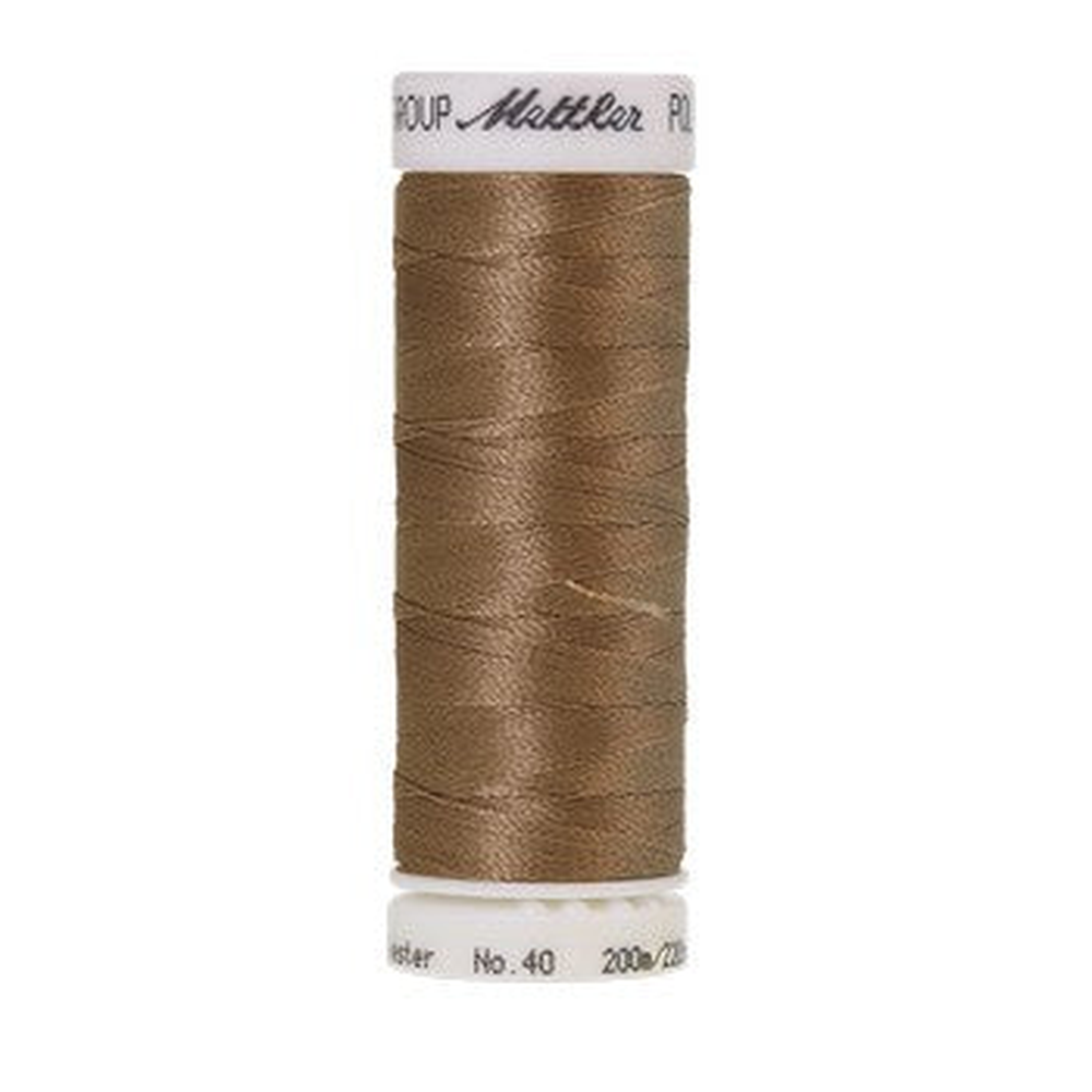 Mettler embroidery thread spool in Khaki (0722) - 40wt 200m