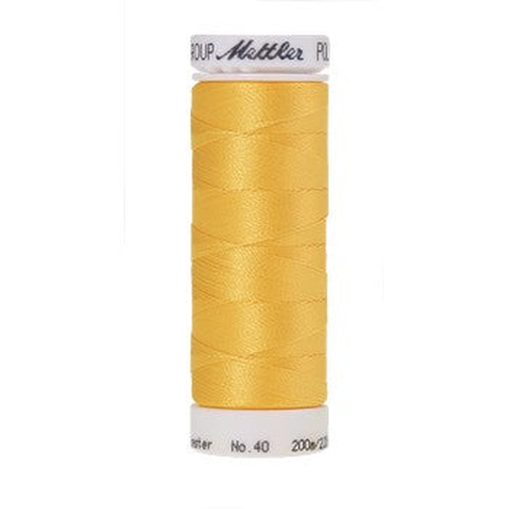 Mettler embroidery thread spool in Lemon (0713) - 40wt 200m