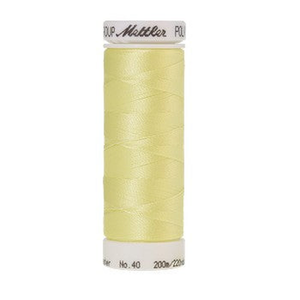 Mettler embroidery thread spool in Lemon Frost (0250) - 40wt 200m