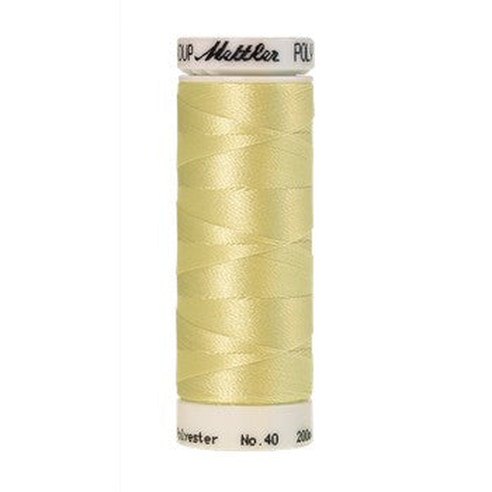 Mettler embroidery thread spool in Lemongrass (6151) - 40wt 200m