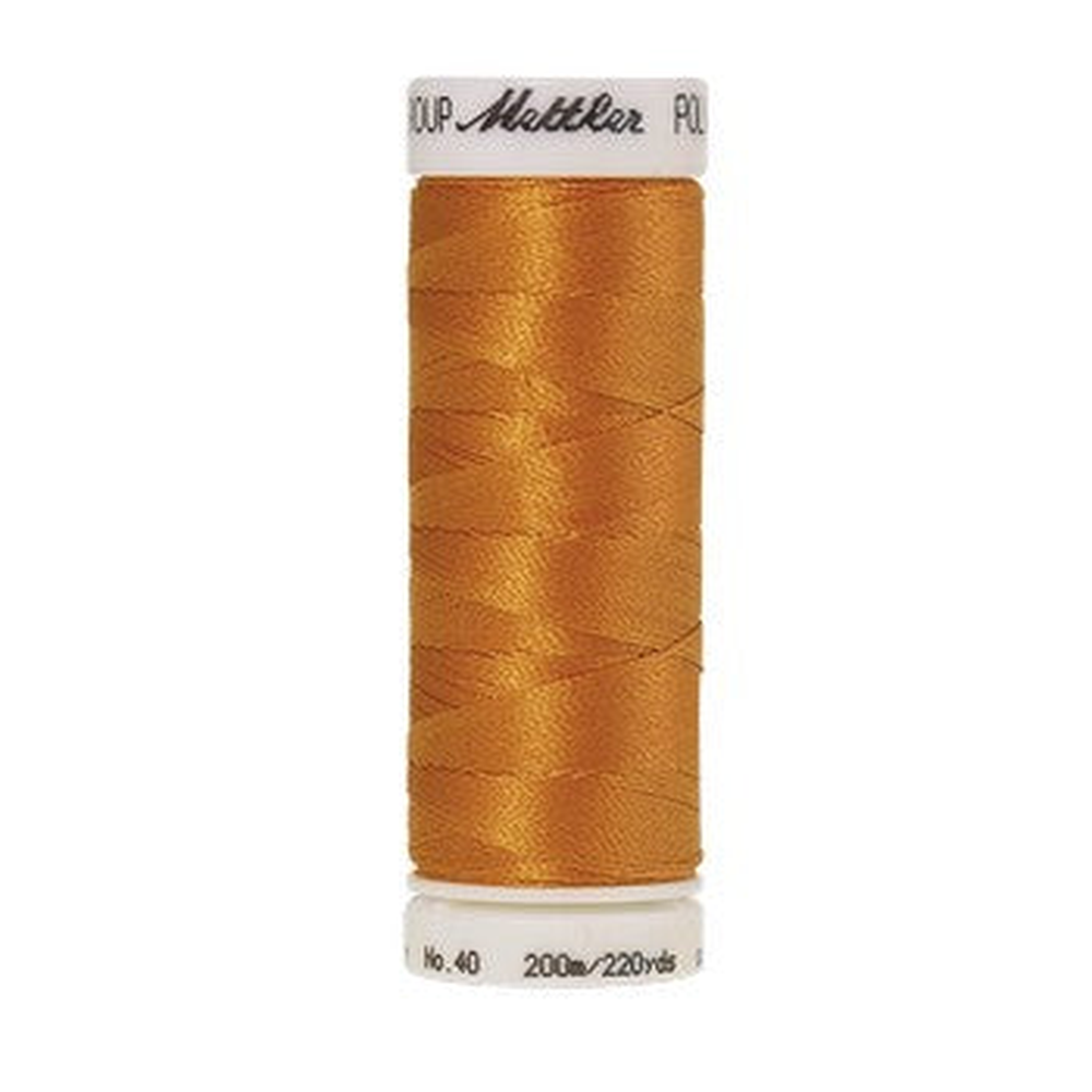 Mettler embroidery thread spool in Liberty Gold (0824) - 40wt 200m