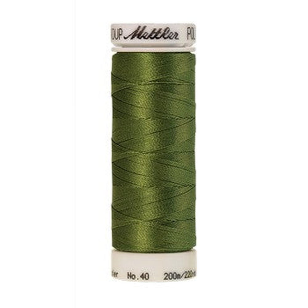 Mettler embroidery thread spool in Lima Bean Green (5833) - 40wt 200m