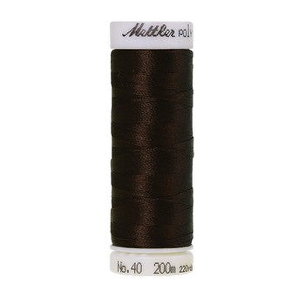 Mettler embroidery thread spool in Mahogany (1366) - 40wt 200m
