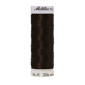 Mettler embroidery thread spool in Mahogany (1366) - 40wt 200m
