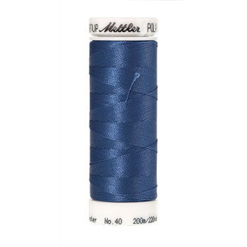 Mettler embroidery thread spool in Marine Blue (3620) - 40wt 200m