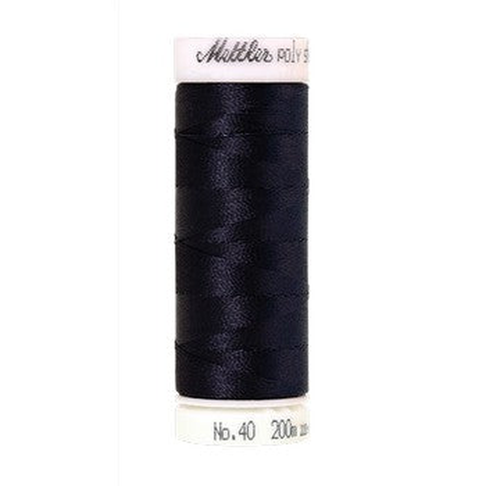 Mettler embroidery thread spool in Midnight (3344) - 40wt 200m