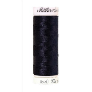 Mettler embroidery thread spool in Midnight (3344) - 40wt 200m