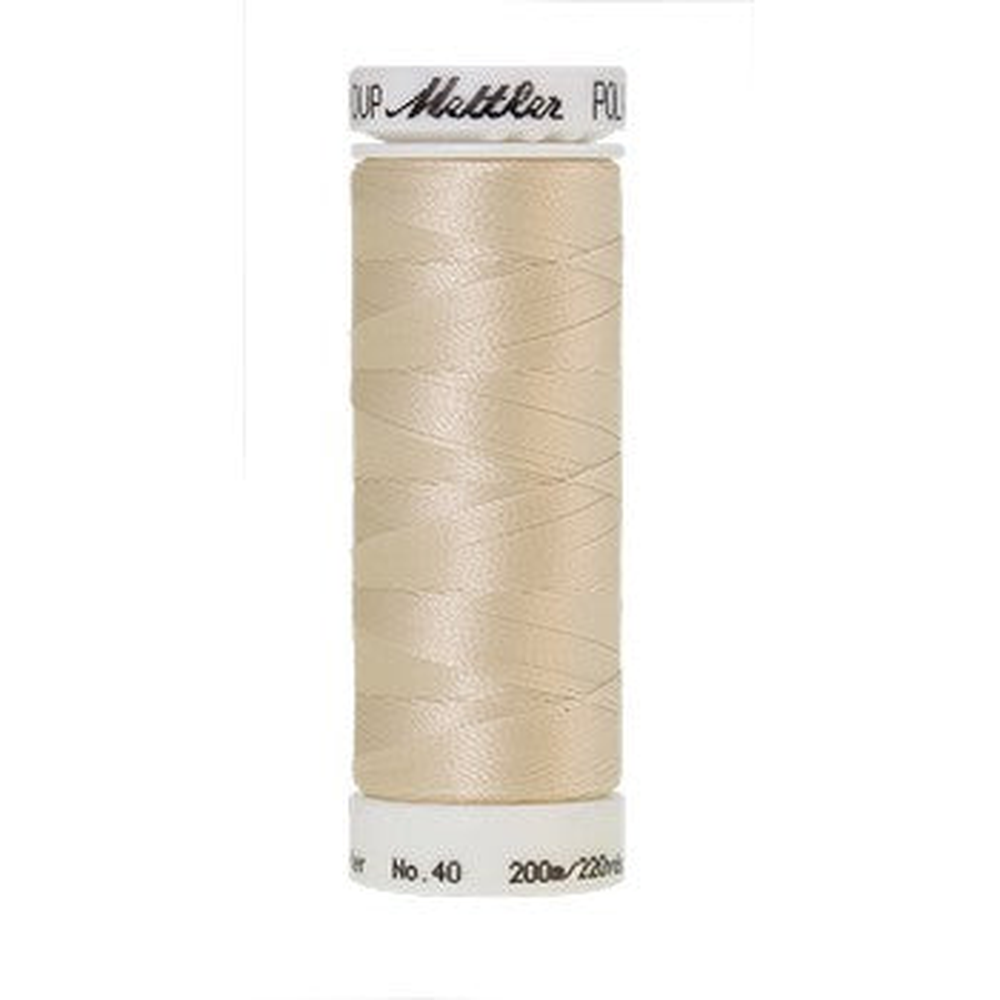 Mettler embroidery thread spool in Muslin (0870) - 40wt 200m