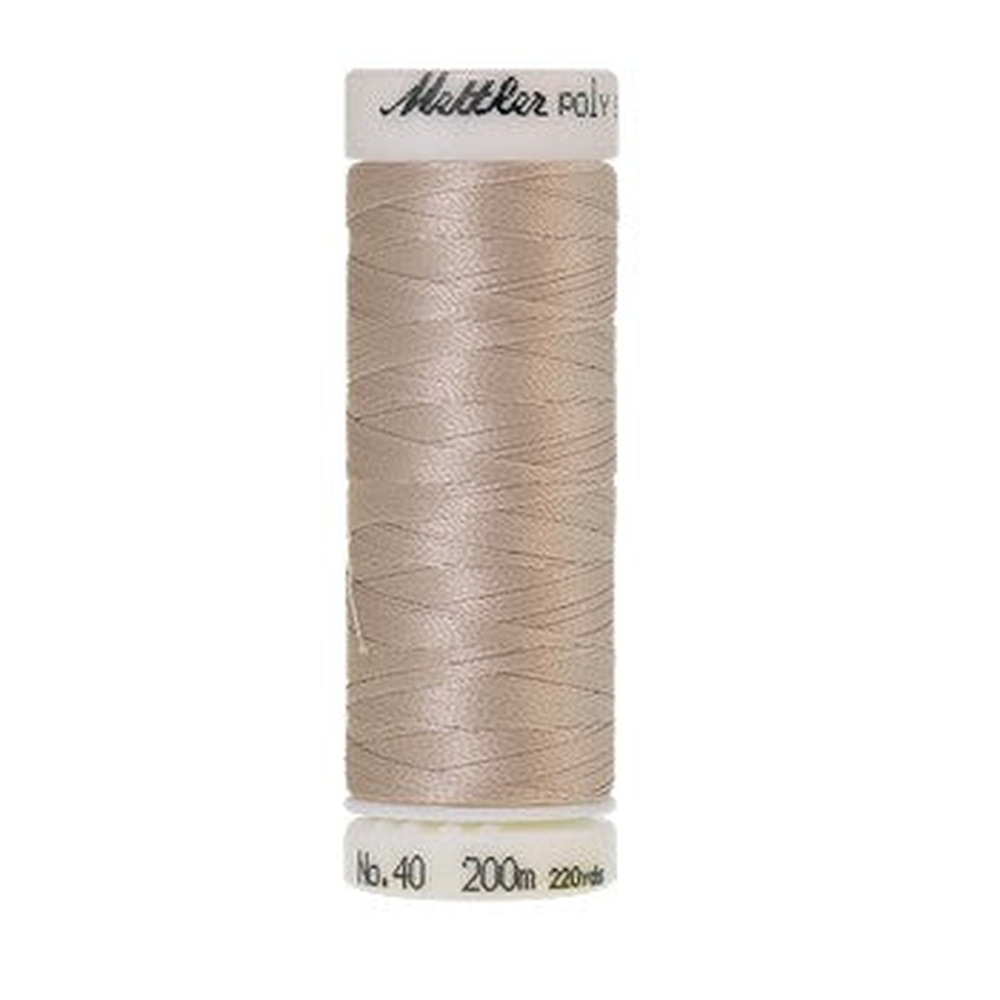 Mettler embroidery thread spool in Mystik Grey (0150) - 40wt 200m