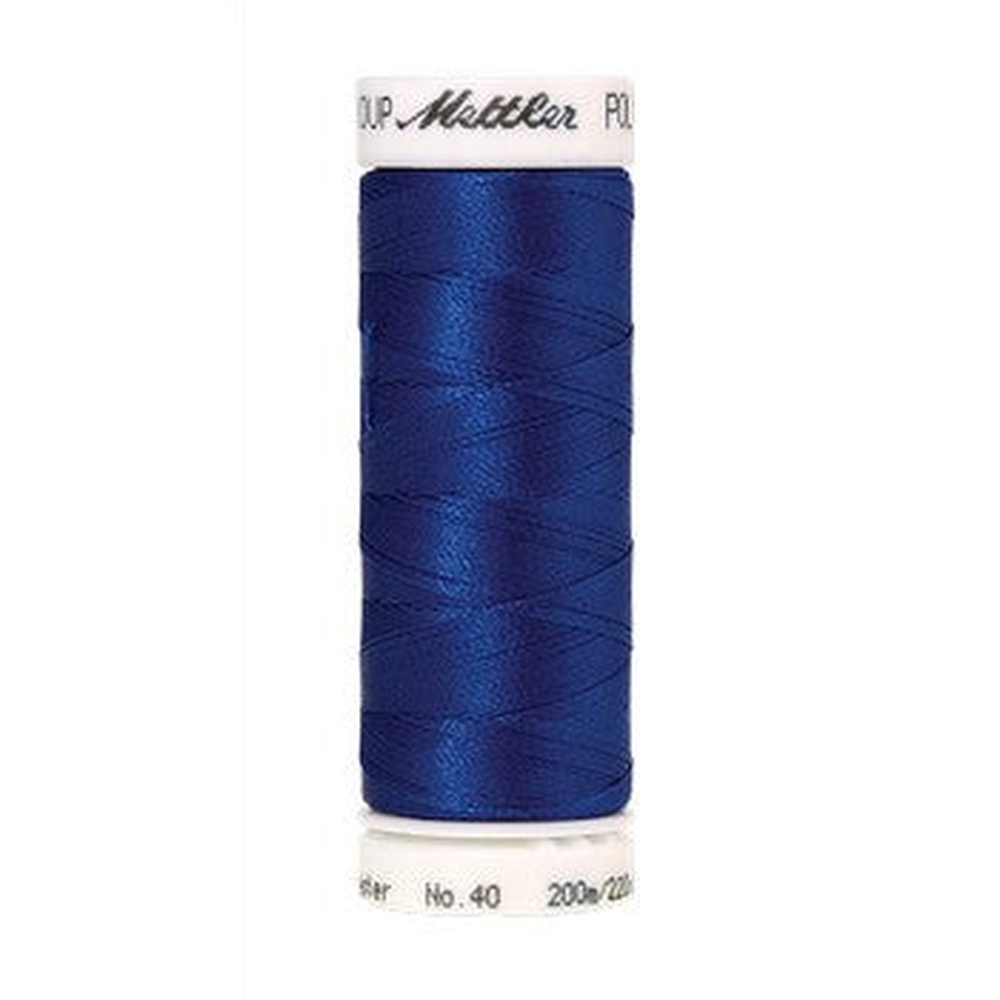 Mettler embroidery thread spool in Nordic Blue (3600) - 40wt 200m