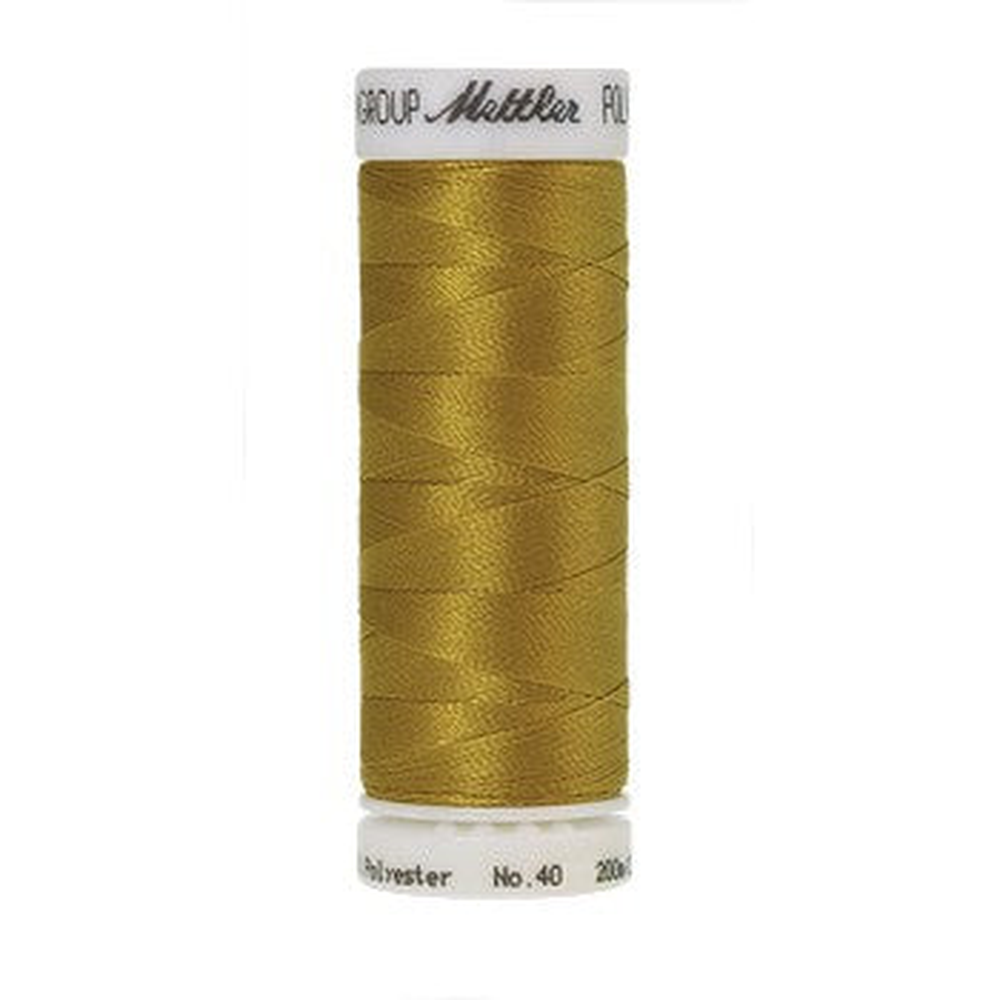 Mettler embroidery thread spool in Ochre (0542) - 40wt 200m