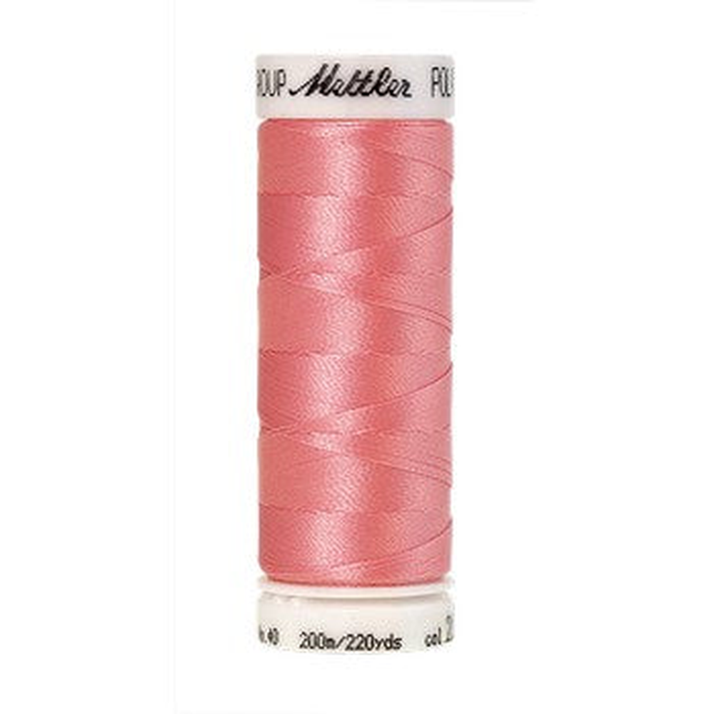 Mettler embroidery thread spool in Pink Tulip (2155) - 40wt 200m