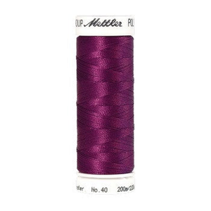 Mettler embroidery thread spool in Plum (2504) - 40wt 200m