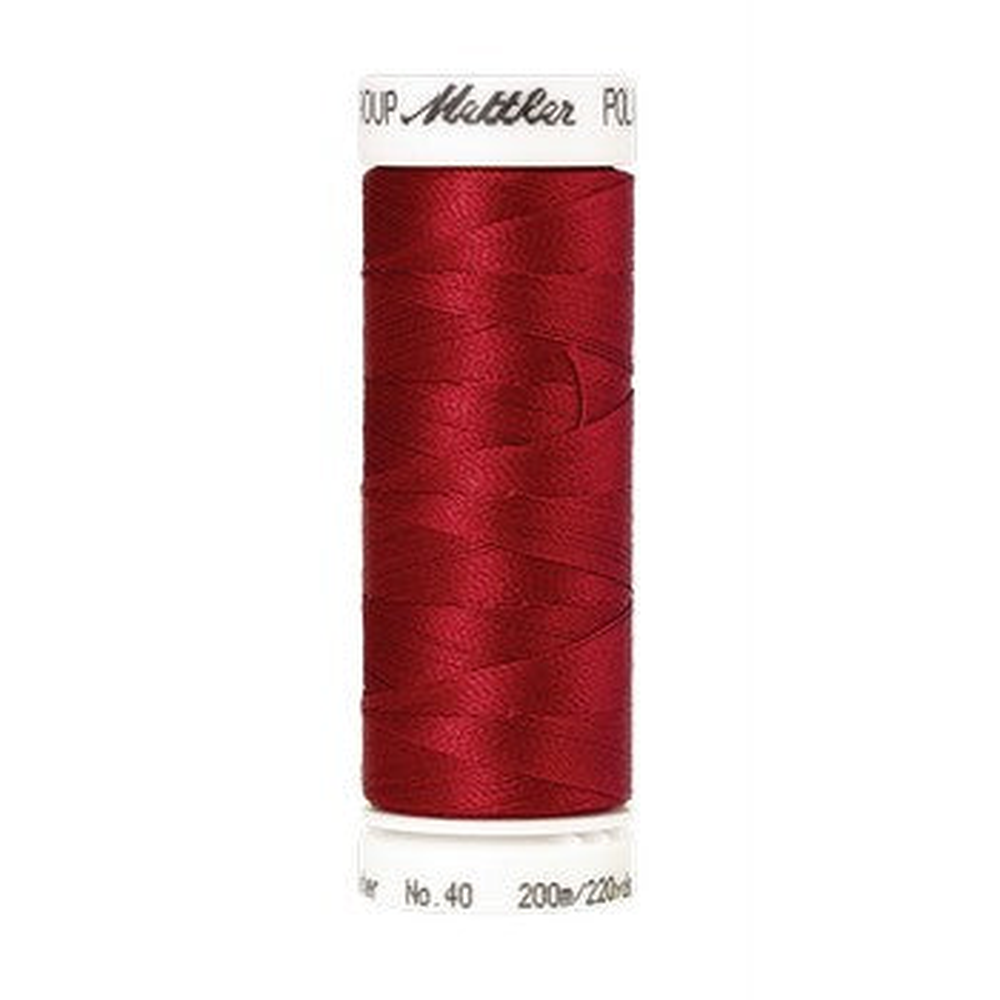 Mettler embroidery thread spool in Poinsettia (1902) - 40wt 200m