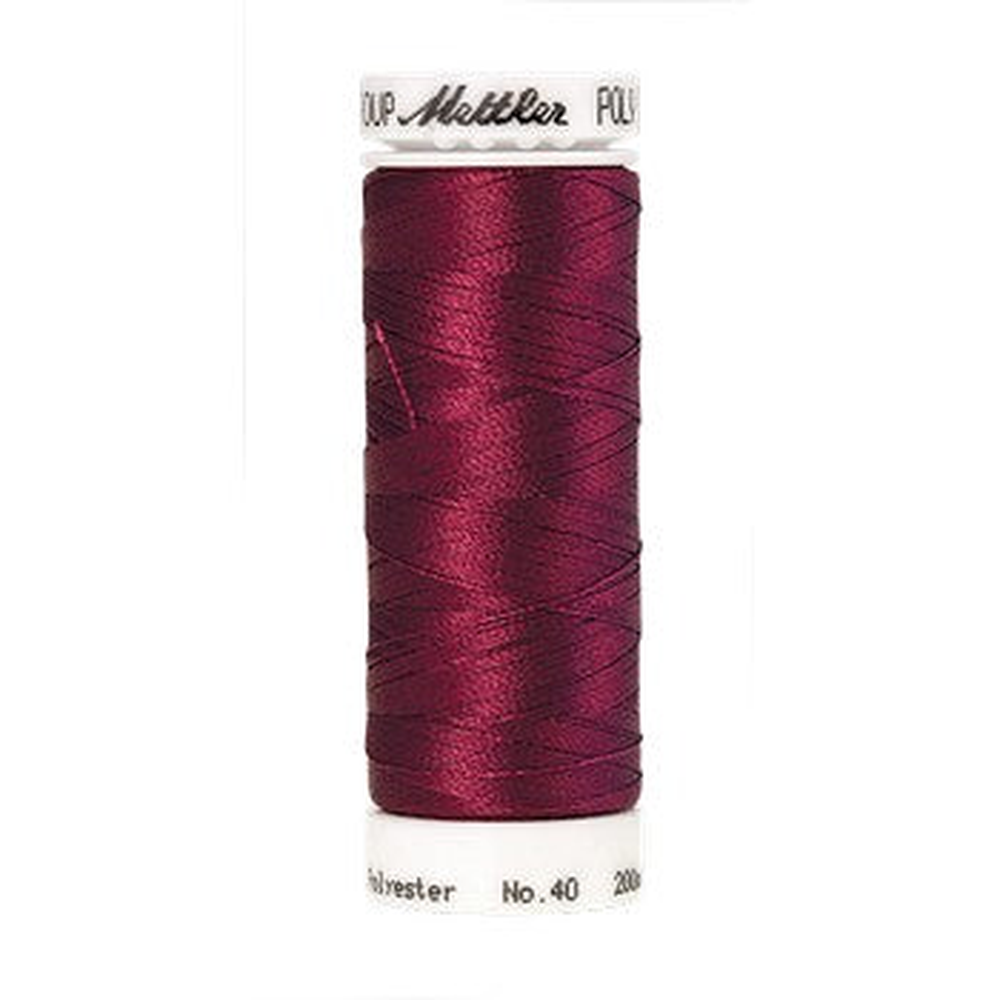 Mettler embroidery thread spool in Pomegranate (2211) - 40wt 200m