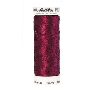 Mettler embroidery thread spool in Pomegranate (2211) - 40wt 200m