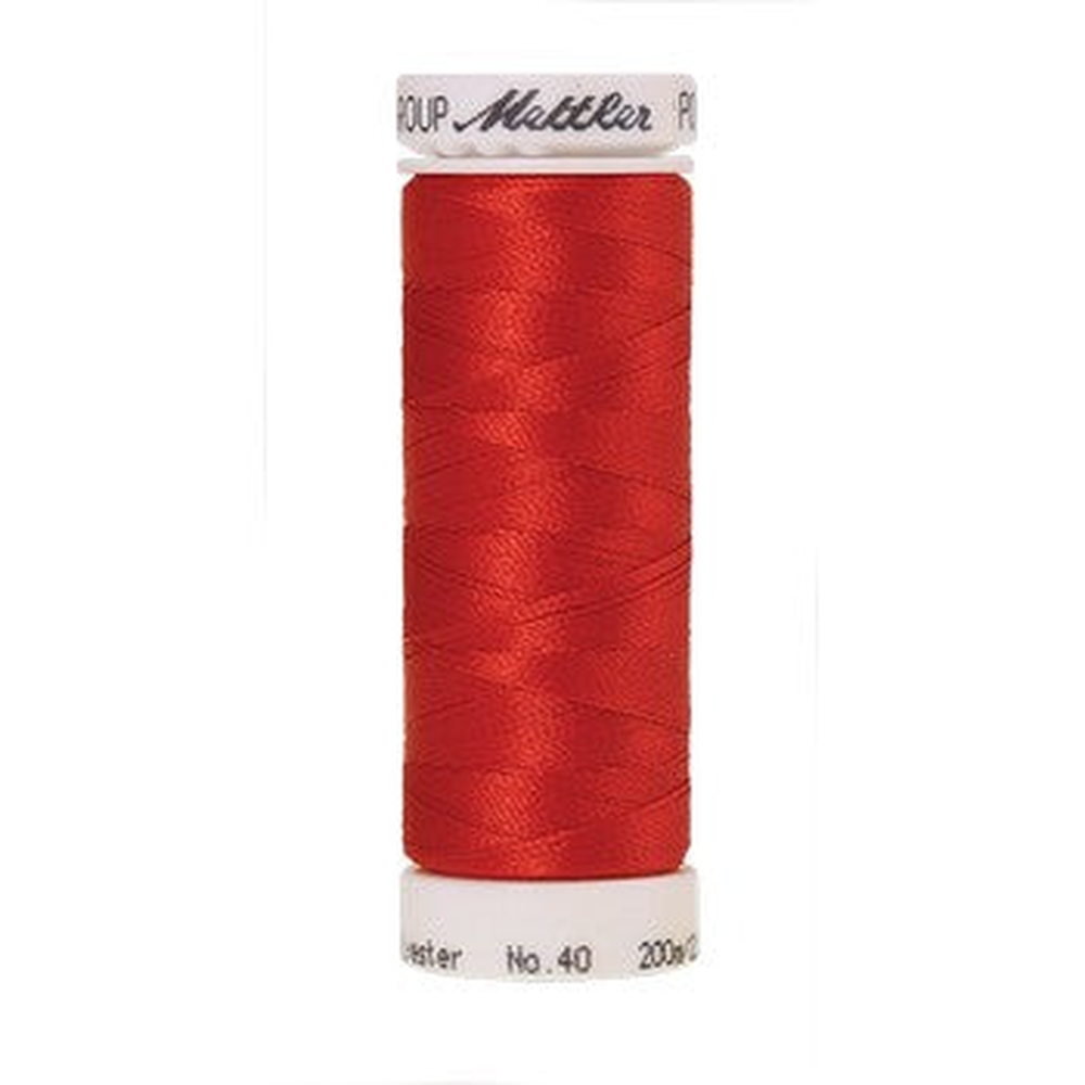 Mettler embroidery thread spool in Poppy (1703) - 40wt 200m