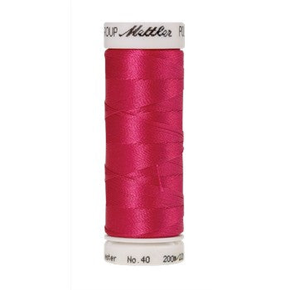 Mettler embroidery thread spool in Raspberry (2320) - 40wt 200m
