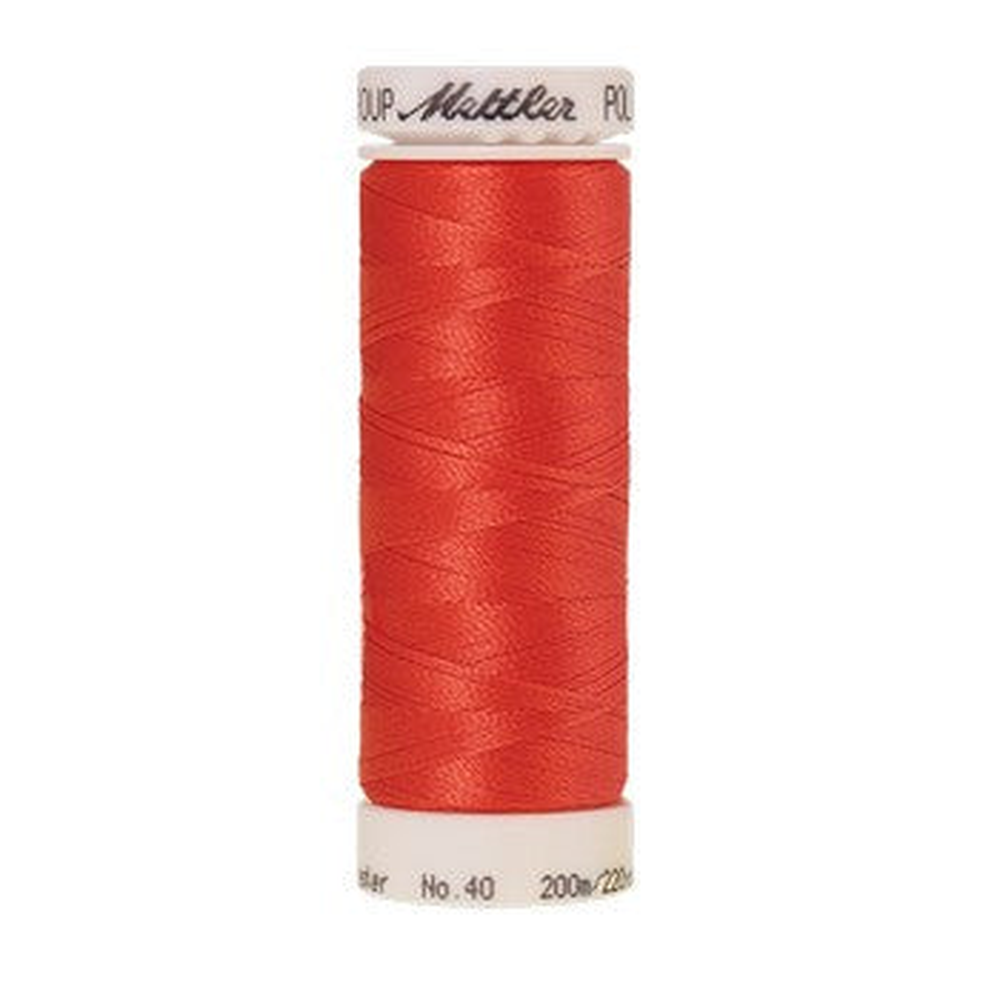 Mettler embroidery thread spool in Red Berry (1701) - 40wt 200m