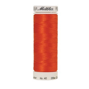 Mettler embroidery thread spool in Red Pepper (1304) - 40wt 200m