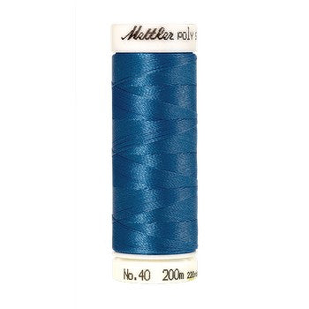 Mettler embroidery thread spool in Reef Blue (3815) - 40wt 200m