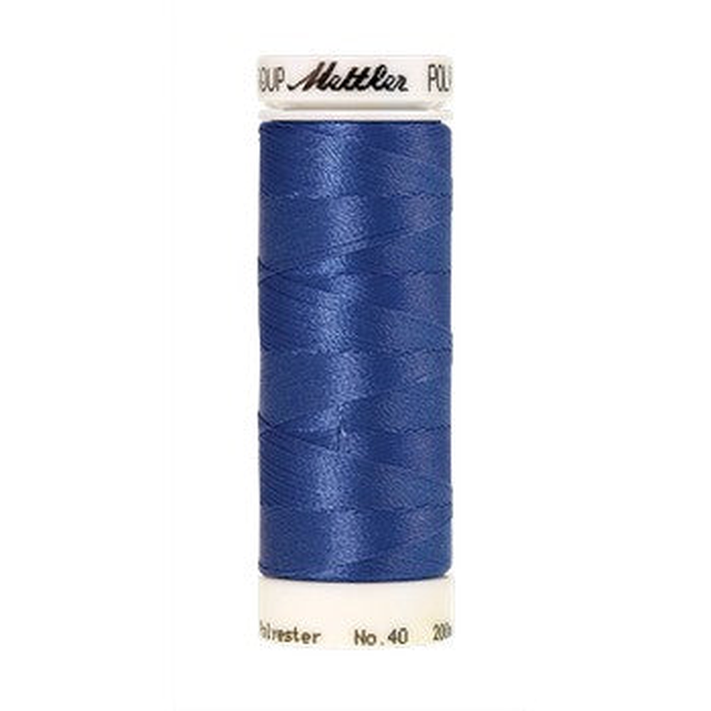 Mettler embroidery thread spool in Rich Blue (3410) - 40wt 200m