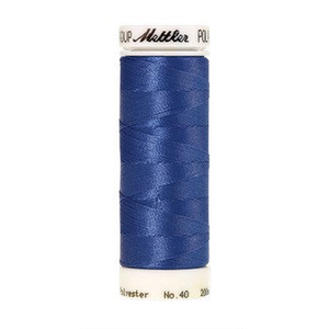 Mettler embroidery thread spool in Rich Blue (3410) - 40wt 200m