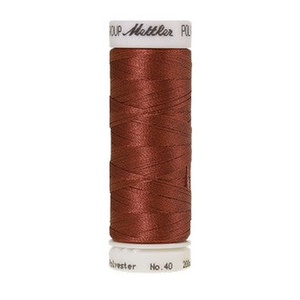 Mettler embroidery thread spool in Rusty Rose (1543) - 40wt 200m