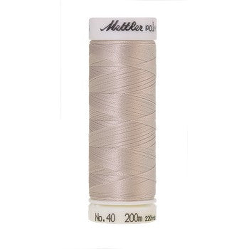 Mettler embroidery thread spool in Saturn Grey (0182) - 40wt 200m