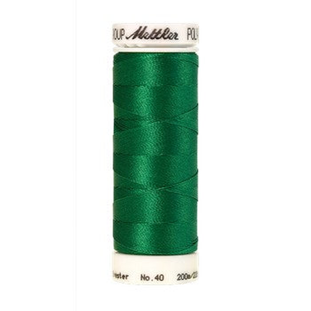 Mettler embroidery thread spool in Scrub Green (5400) - 40wt 200m