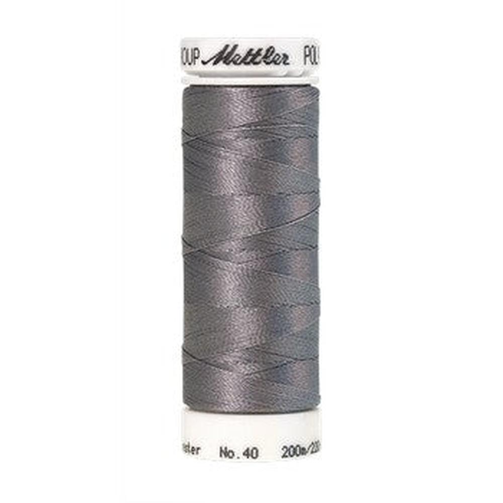 Mettler embroidery thread spool in Silvery Grey (1972) - 40wt 200m