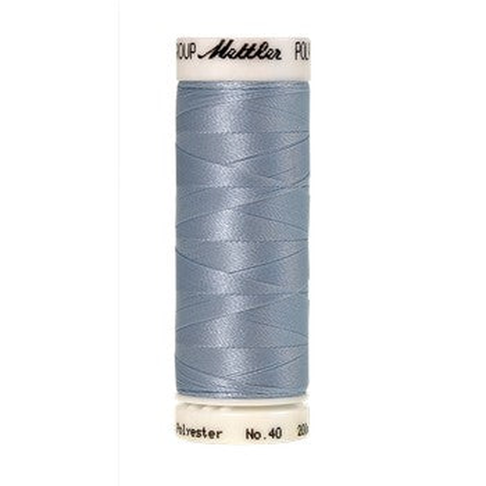 Mettler embroidery thread spool in Something Blue (3730) - 40wt 200m