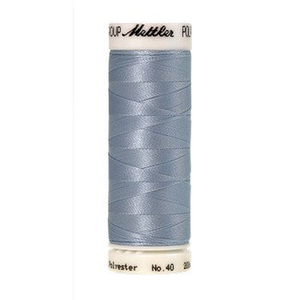 Mettler embroidery thread spool in Something Blue (3730) - 40wt 200m