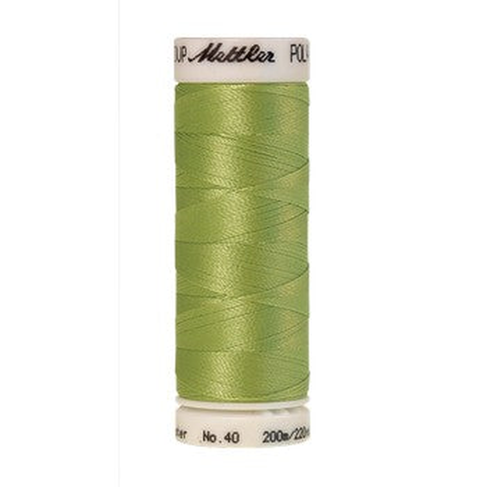 Mettler embroidery thread spool in Spring Green (6141) - 40wt 200m