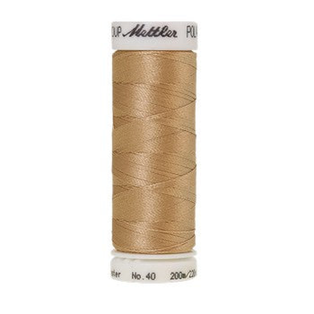Mettler embroidery thread spool in Straw (1161) - 40wt 200m