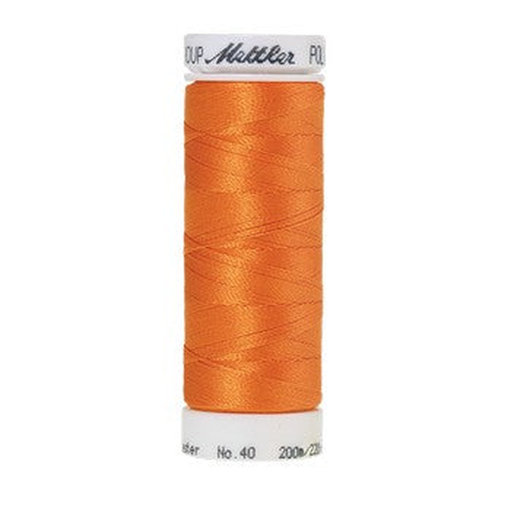 Mettler embroidery thread spool in Sunset Orange (1200) - 40wt 200m