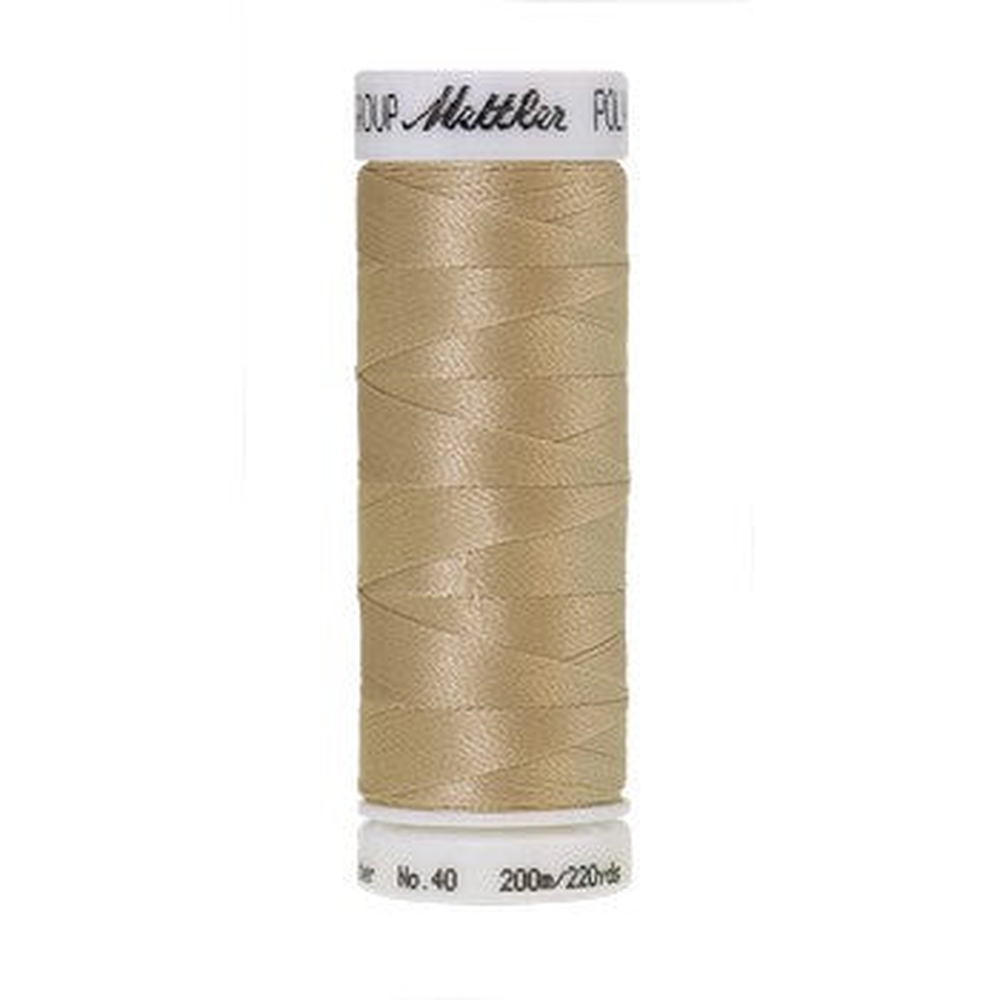 Mettler embroidery thread spool in Tan Stone (0861) - 40wt 200m