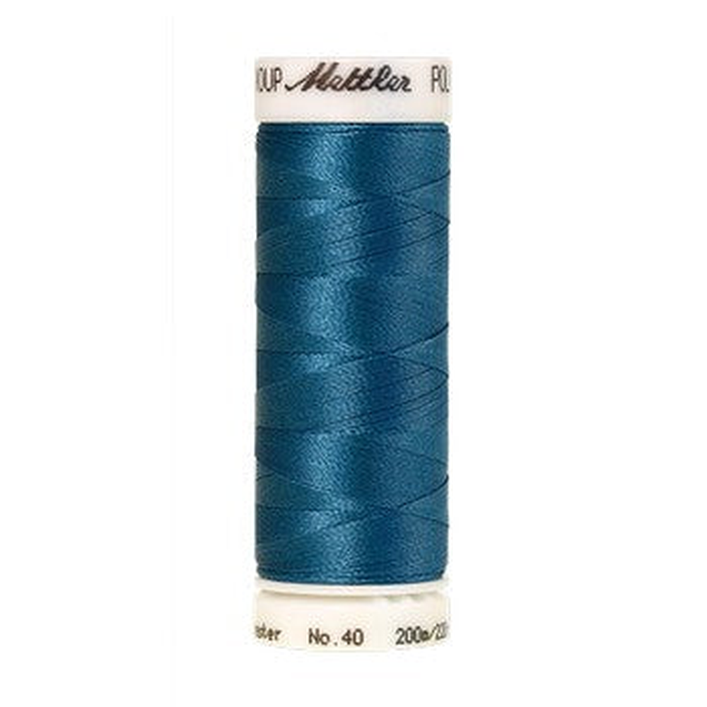 Mettler embroidery thread spool in Teal (4032) - 40wt 200m