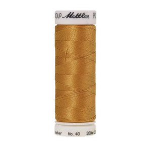 Mettler embroidery thread spool in Toffee (0842) - 40wt 200m