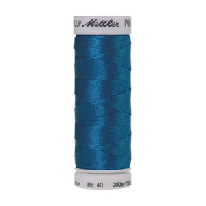 Mettler embroidery thread spool in Tropical Blue (3901) - 40wt 200m