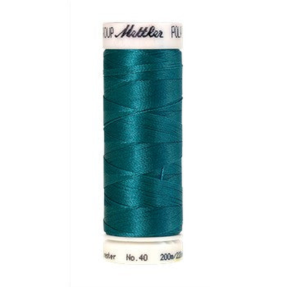 Mettler embroidery thread spool in Truly Teal (4452) - 40wt 200m